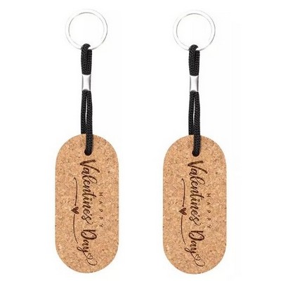 Pendant Cork Keychain