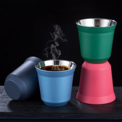 Stainless Steel Espresso Coffee Cup
