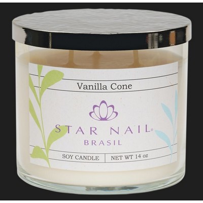 Vanilla Cone Soy Wax Candle