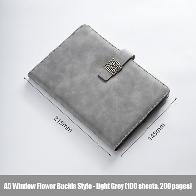 Customized A5 Window Flower Buckle Office Business Notebook