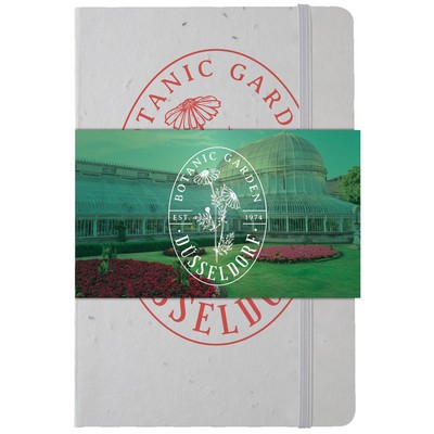 Recycled Seed Paper Journal w/Full-Color GraphicWrap (5.5"x8.5")