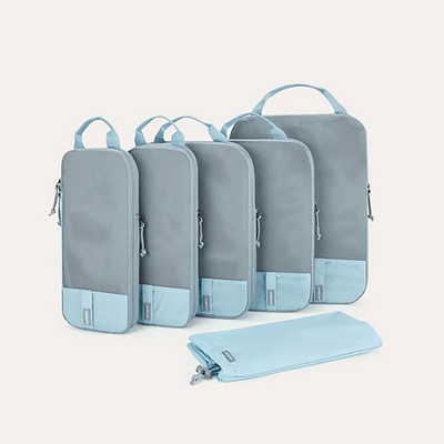 BagsMart 6" 1 Compression Packing Cubes - Blue