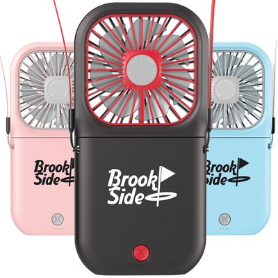 Power Bank and Folding Neck Fan