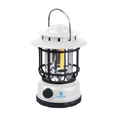 Rechargeable LED Light Retro Camping Lantern RPortable Waterproof Outdoor Tent Bulb Outdoor Picnic
