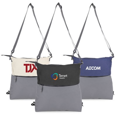 Ocean Plastic Two Tone Backpack Tote