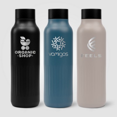 Majesty Recycled Stainless Steel Bottle - 20 oz. - Laser