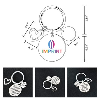 Metal keychain