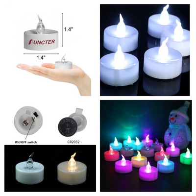 Mini Multicolor Flashing Led Tea Light Candle