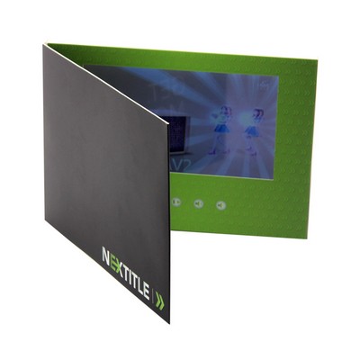 7" LCD A5 Size Bi-fold Video Brochure - 2GB
