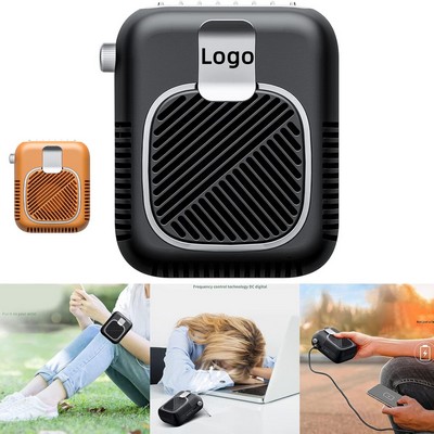8000mAh Outdoor Portable Hanging Waist Fan