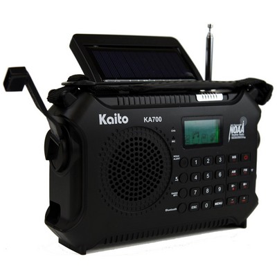 Kaito Emergency Radios & Wireless Mics Voyager Xl Digital Solar/Crank, Am/Fm/Wb/Sw, Noaa Alert Radio