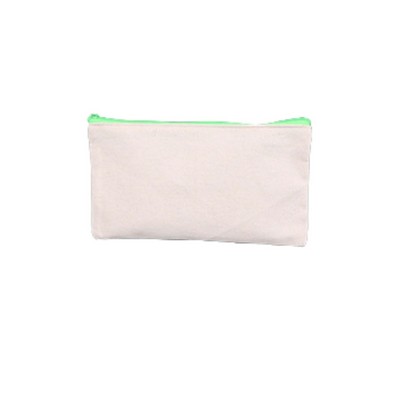 Canvas Pencil Case With Zipper