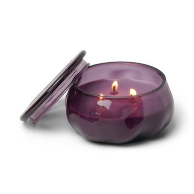 Basalt Violet 10 Oz Glass W/ Lid -Violet & Vanilla