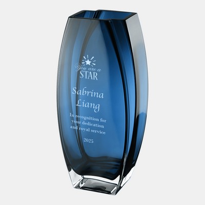 Midnight Blue Precision Vase