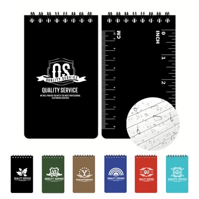 50 Sheet Portable Waterproof Mini Coil Notebook With Scale