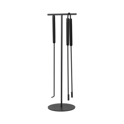 Blomus Ashi Black Fireplace Tool Set - 3 Piece