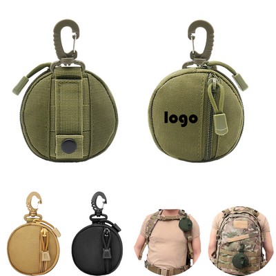 Tactical Round Pouch Keychain Hook