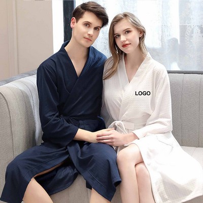 Soft Thin Hotel Bathrobe