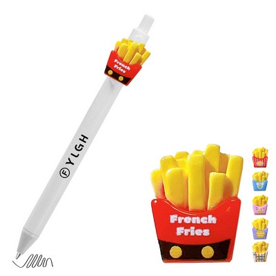 French Fries Design Click Pen