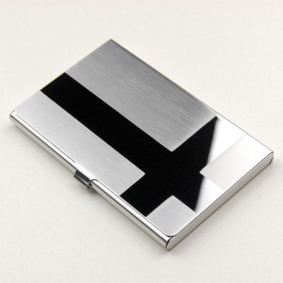 Ultra-Slim Stainless Steel Business Card Holder