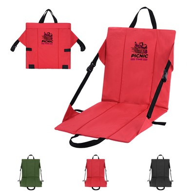 Premium Folding Stadium Seat With Back Support For Bleachers