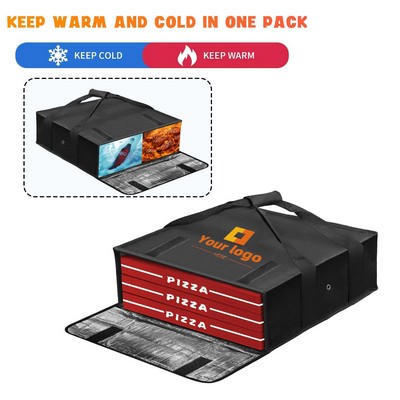 20*20" Large Capacity Pizza bag Pizza Bags For Delivery