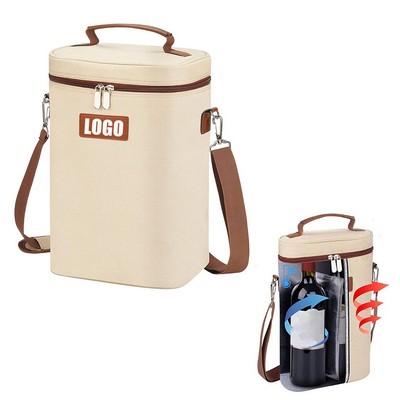 Double Wine Cooler Bag