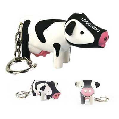 Mini Moo LED & Sound Keychain
