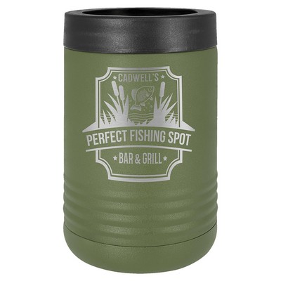 Polar Camel Olive Green Stainless Steel Vacuum Insulated Beverage Holder