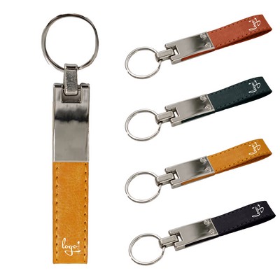 Loop PU Leather Keychain
