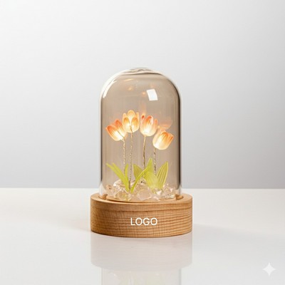 Tulip Glowing Night Light Bedroom Decor Romantic Valentine's Gift