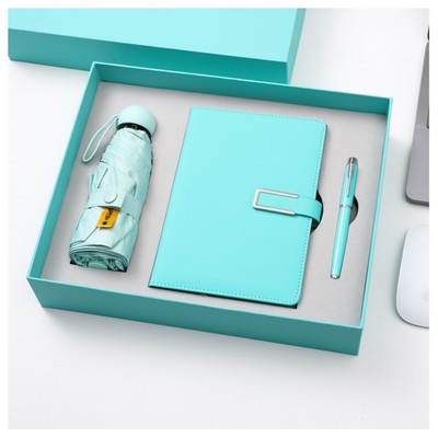 Business Notebook Pen Umbrella Set