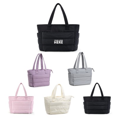 Travel Quilted Tote Bag