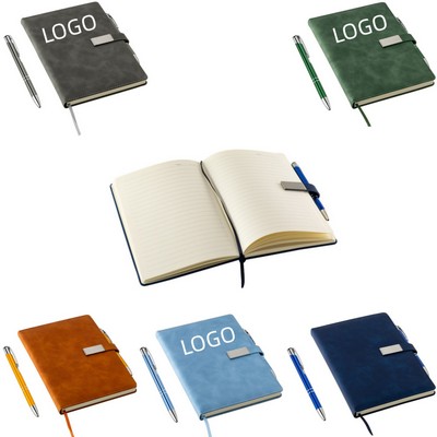 Hardcover Journal Magnetic Pen