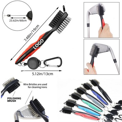 Retractable Golf Club Cleaning Brush