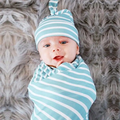 Bamboo Interlock Fabric Baby Swaddle Blanket