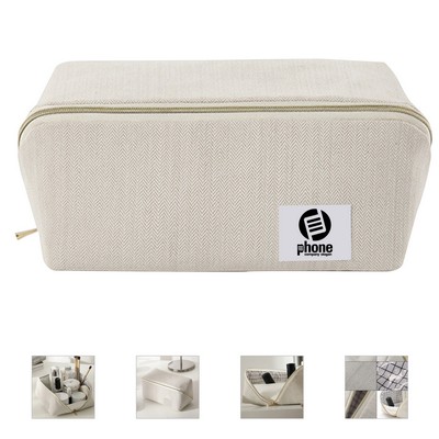 Portable Travel Cotton Cosmetic Bag Toiletry Pouch