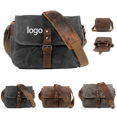 Waterproof Canvas Camera Messenger Bag