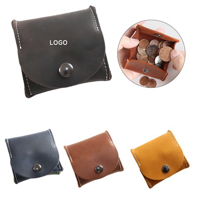 Portable Leather Coin Purse