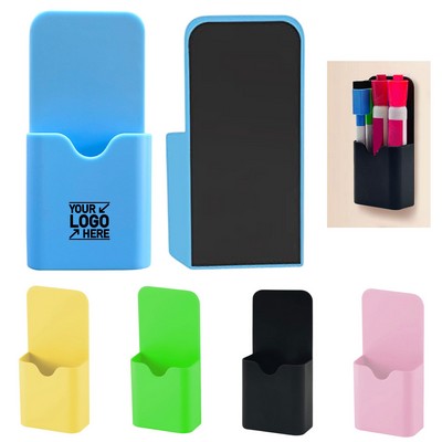 Strong Magnetic Pen Holder for Whiteboards Fridges & Metal Surfaces