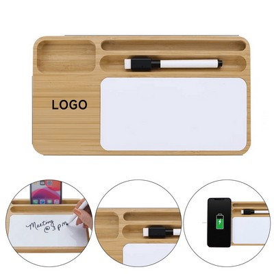 Desktop Whiteboard w/Wireless Charge