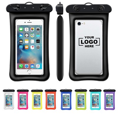Floating Water Resistant PVC Phone Pouch W/ Airbag