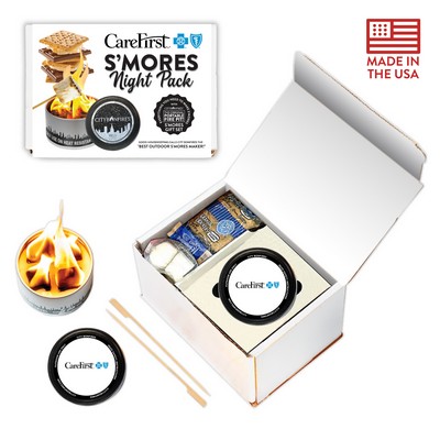 City Bonfires® S'mores Night Pack (Logo Wrap) FUDGE