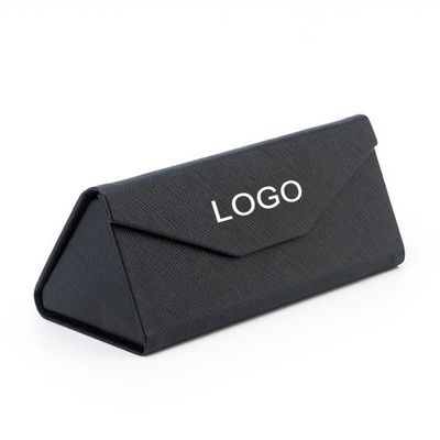 Triangular Hard Shell Foldable Eyeglass Case