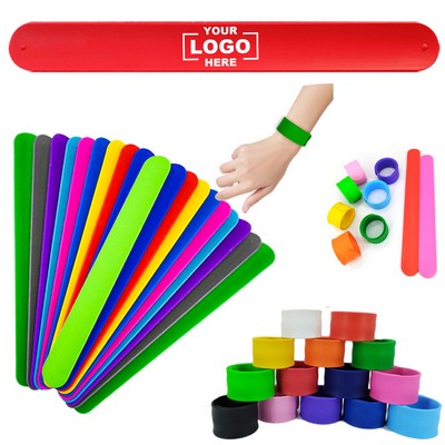 Custom Eco-Friendly Wristband Silicone Slap Bracelet