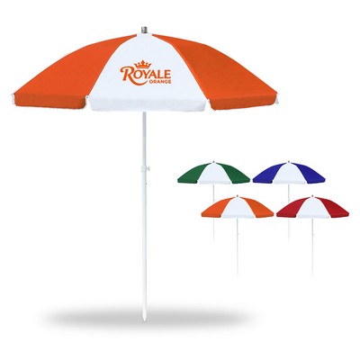7' Steel Market Umbrella with 8 Panels