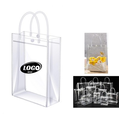 Clear PVC Gift Bag with Handles