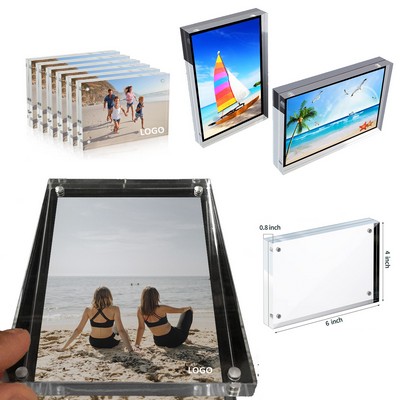 Custom 6" Thick Magnetic Acrylic Picture Frames