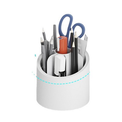 Creative Rotating Plastic 360 degree Spinning Desktop Desk Organizer - Multi-Functional Pen Holder