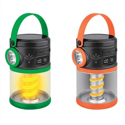 Solar Camping Lantern with Power Bank